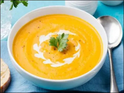 Le potage aurore est une soupe à base de pomme de terre, de tomates et de...