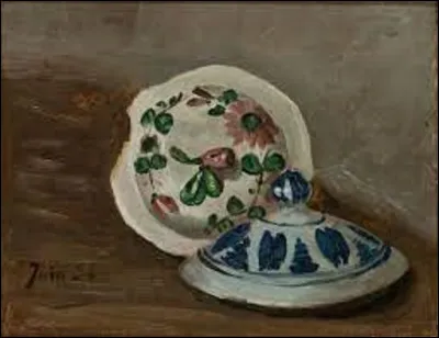 En juin 1864, quel impressionniste a peint cette huile sur toile nommée ''Couvercles de bouillon'' ?