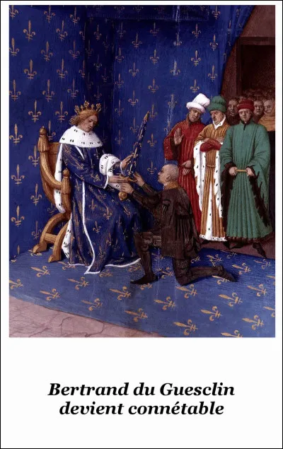 À quelle date Bertrand Du Guesclin devint-il connétable ?