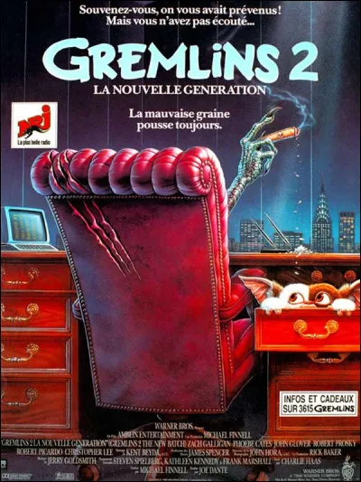 Est-ce qu'il y a le cri Wilhelm dans "Gremlins 2" ?