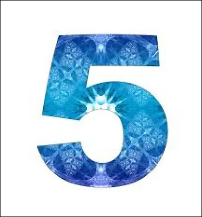 Quel élément chimique possède le '5' comme numéro atomique ?