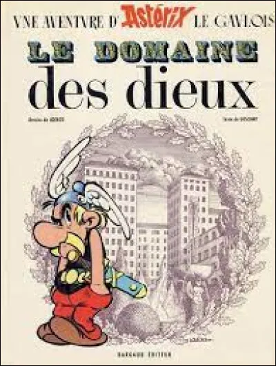 Dans les premières pages de l'album "Le Domaine des Dieux", qu'utilise César pour parler de lui ?