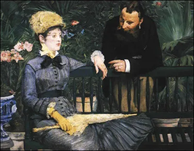 Qui a immortalisé cette scène "Dans la serre" ?