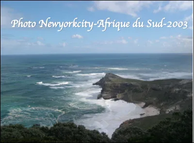 Quel est ce promontoire rocheux en C situé sur la côte atlantique de l'Afrique du Sud ?