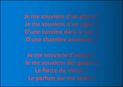 La chanson dont provient ce texte existe-t-elle ?