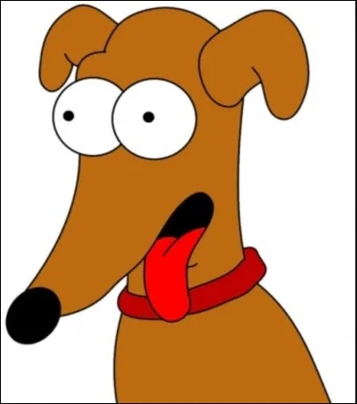 Comment s'appelle le chien des Simpsons ?