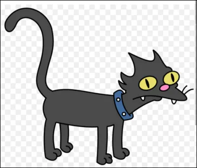 Comment s'appelle le chat des Simpson ?