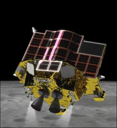 Précisons que le dénommé "SLIM" [...que signifie cet acronyme ?] n'est que l'alunisseur pesant [...Combien ?] renfermant en ses entrailles divers engins d'observation. [Complétez les crochets !]