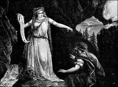 On pourrait imaginer que le personnage nommé précédemment était secondé par une nymphe  tout est possible pour "un jour mytho, mytho toujours''  conseillère avisée.