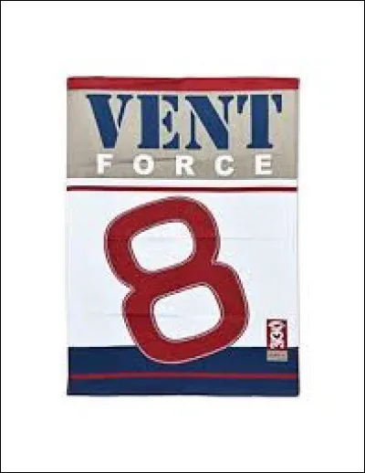 À quoi correspond un vent de force 8 sur l'échelle de Beaufort ?