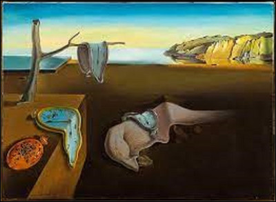 On débute notre voyage pictural en cherchant un surréaliste. En 1931, quel artiste a peint cette huile intitulée ''La Persistance de la mémoire'' ?