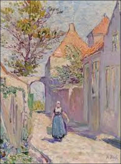 Lequel de ces trois pointillistes a exécuté cette toile intitulée ''La Porteuse d'eau'' ?