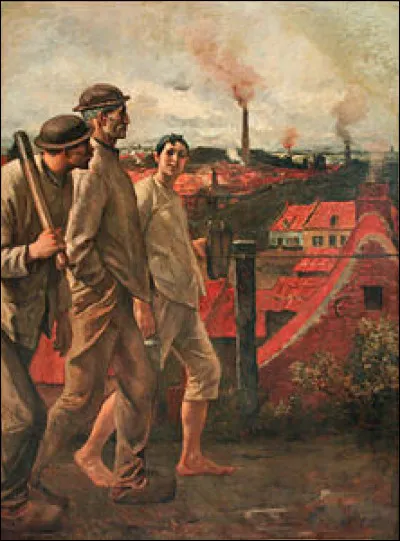 A laquelle de ces images associez-vous ce peintre belge du XIXe siècle, connu pour ses représentations du monde ouvrier ?