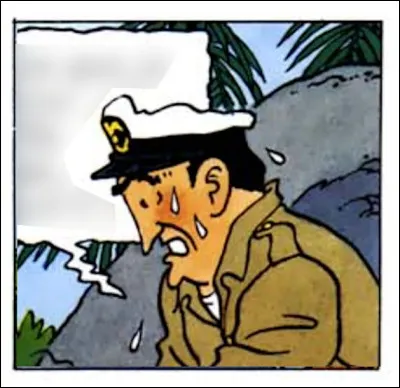 Mais il n'y a pas que les gentils qui en bavent ! La preuve, Allan Thompson a l'air en fâcheuse posture : savez-vous pourquoi ?