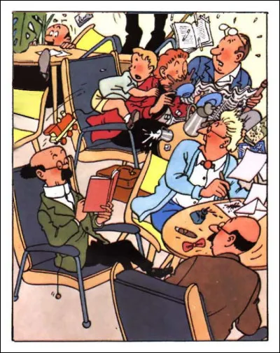 Ici, on dirait que c'est la panique générale... sauf pour Tournesol ! Que c'est-il passé ?