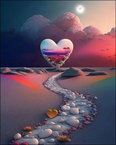 Elle lui chantait "♪ ♪ Ma plus belle histoire d'amour, c'est vous !" :