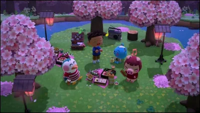 Quelle est la période des arbres roses dans ''Animal Crossing'' ? (hémisphère nord)
