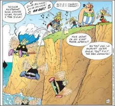 Nous voyons ces personnages (essayer) de voler dans l'album ...