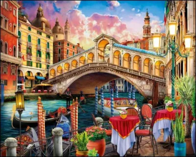 Où se situe le pont du Rialto ?