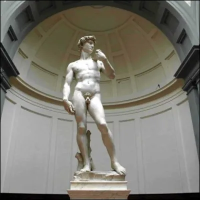 A qui doit-on ce "David" en marbre ?