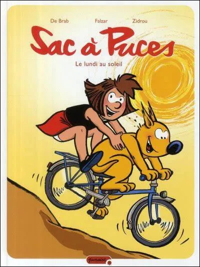 Qui est cette fillette de 8 ans qui cohabite avec 6 frères et soeurs et vit des aventures épiques avec un chien SDF du nom de sac à puces, animal rejetté par sa famille ?