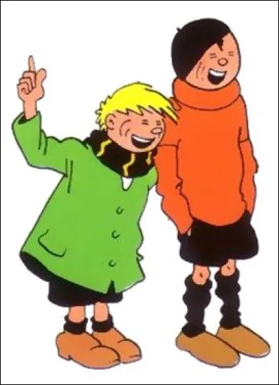 Qui est ce garçon blond avec son éternel manteau vert qui avec son ami Quick défient les gens de leur quartier de Bruxelles avec des farces qui tounent aux gags ?