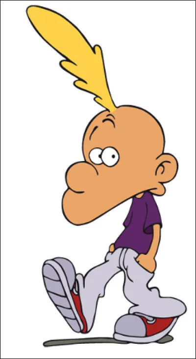 Qui est ce carçon de 8 ans avec une grande mèche blonde qui philosophe avec ses amis sur les filles, la séduction et le sexe ?