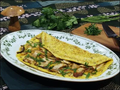 Les champignons de cette omelette feront tout son charme ! Quels sont-ils ?