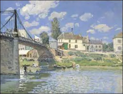 Qui a peint "Le Pont de Villeneuve-la-Garenne" ?