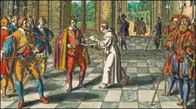 Ce 1er août, Henri III est mortellement blessé par un moine dominicain, Jacques Clément ; le roi meurt dans la nuit qui suit : c'était en ...