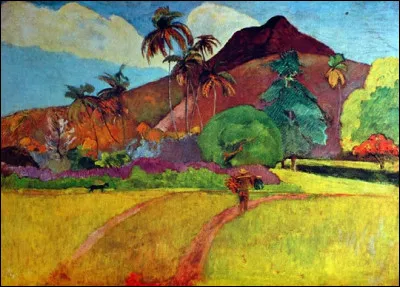 Qui a peint ce "Paysage thaïtien" ?