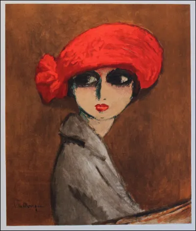 Qui a représenté cette jeune fille sur la toile nommée "Coquelicot" ?