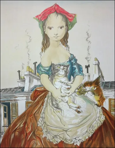 Qui a représenté "La Jeune Fille au chat" ?