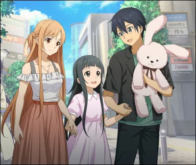 Quel est le prénom de la fille adoptive de Kirito et d'Asuna ?