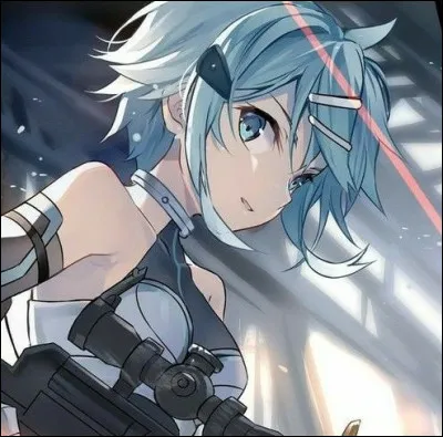 Quel est le nom de l'arme de Sinon dans "GGO" ?