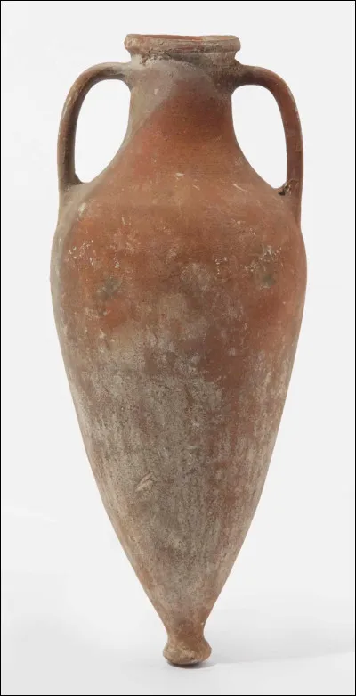 Quei est ce vase antique en A avec 2 anses servant au transport ou à la conservation des produits alimentaires ?
