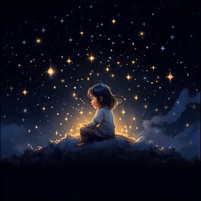 À qui appartiennent les paroles de chanson "♪ ♫ Et les étoiles entre elles ne parlent que de toi" ?