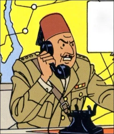 Toujours dans "Black et Mortimer" !
Comment s'appelle ce policier égyptien ?