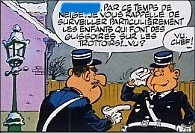 Savez-vous le matricule de cet agent de police ?