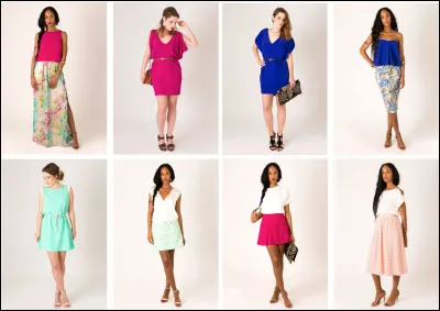 Choisis une tenue parmi celles-ci, celle que tu préfères.