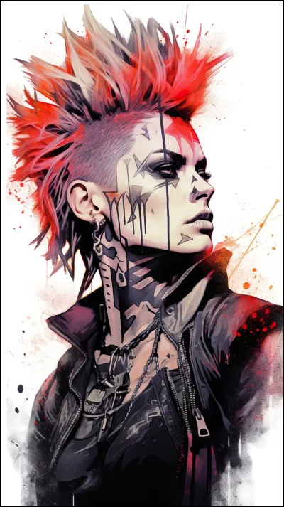 Quels sont les éléments caractéristiques du style vestimentaire punk, qui défient les normes et les codes de la mode dominante ?