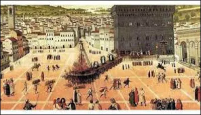 Ce 7 février, a lieu à Florence le "Bûcher des vanités" ; les disciples du moine Savonarole rassemblent des milliers dobjets jugés immoraux pour les brûler : c'était en ...
