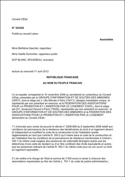 Quel article de la Constitution est complété par l'arrêt "GISTI", rendu par le Conseil dÉtat, le 11 avril 2012 ?