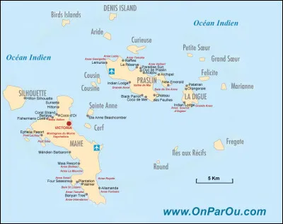 Quelle ville est située dans l'archipel des Seychelles ?