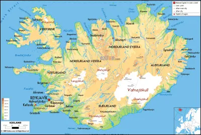 Quelle ville est située en Islande ?