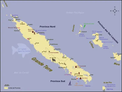 Quelle ville est située en Nouvelle-Calédonie ?