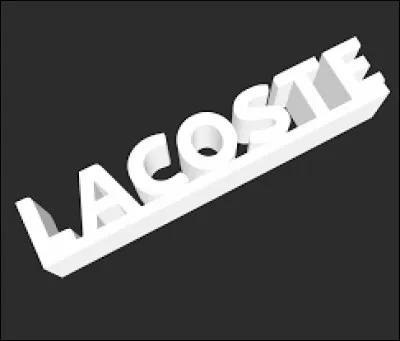 Il s'agit de la mascotte de la marque Lacoste.