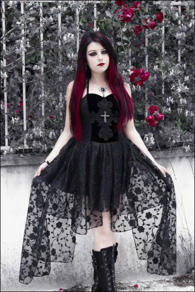 Quels sont les éléments caractéristiques de lapparence physique et vestimentaire des gothiques, qui expriment leur esthétique, leur culture et leur idéologie ?