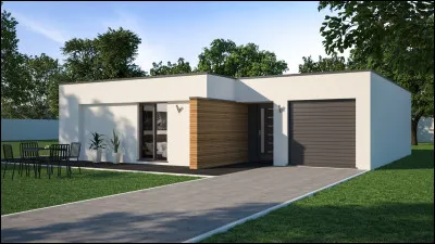 Quel est le nom d'une habitation qui se trouve au même niveau que son environnement ?