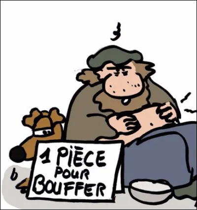 Comment qualifie-t-on un vagabond qui vit misérablement ?